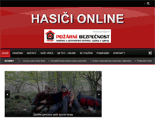 Tablet Screenshot of hasici-online.cz